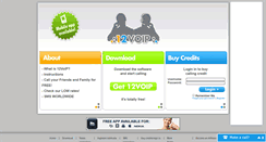 Desktop Screenshot of 12voip.com